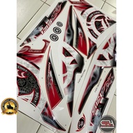 STICKER BODY SET / STRIPE COVERSET / COVER SET LC MERAH BATIK LC V2 V3 V4 MORITAKA YAMAHA ORIGINAL