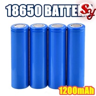 Rechargeable Li-Ion 18650/26650 Lithium Battery Flat Top Lithium Li-Ion Charge Battery Blue