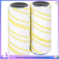 【dgk43s】2 Pieces Set of Rollers for  FC5 FC7 FC3 FC3D Electric Floor Cleaner Replacement Rollers 2.0