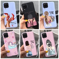 Shockproof Casing Samsung Galaxy A12 A42 5G Case Cover Fashion Sexy Girls Painted Bumper Samsung A 1