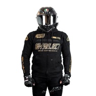 Hoodie Exclusive SR-PROJECT Carbon Black-Gold shimmer