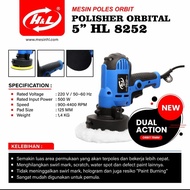 MESIN H&L 5 Inch Orbital Polisher Dual Action HL 8252