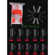 Bamboo pipe extension nails, long and large form 100c/bich/ 10size (see size carefully)