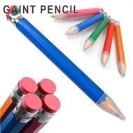 EMERAY Giant Pencil Wooden Fun Gift Performance Prop With Eraser Huge Pencil