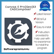 Canvas X Pro|Geo|X3 CADComposer 20 (2022) 🔥【Latest】🔥
