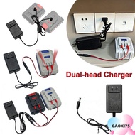 GAOXI75 Lithium Battery Charger, Overload Protection Universal Dual-head Charger, 18/21V/24V Lithium