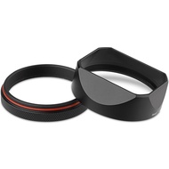 New Haoge Square Metal Hood for Fujifilm X100VI Fuji X100V X100F X100T X100S X100 X70 Camera Black w