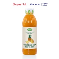 Four seasons smoothie with Pineapple Mango flavor 1000ml - Osterberg, suitable for fruit tea and yog