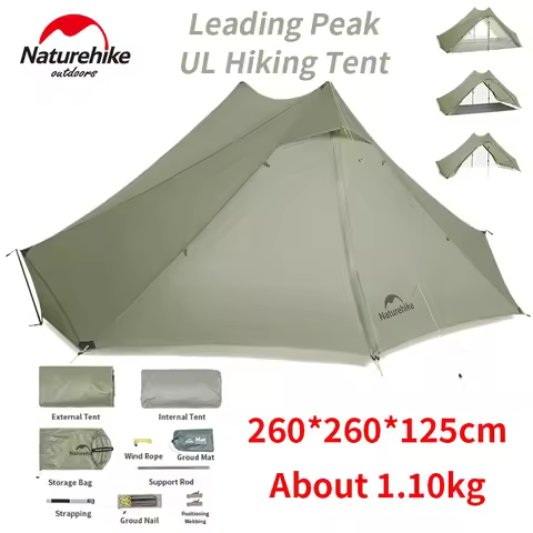 Naturehike UL Hiking Tent 15D Silicon Nylon Waterproof Outdoor Ultralight Camping 2 Person Double La