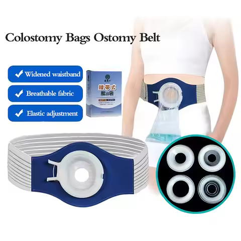1set Colostomy Bags Ostomy Belt Drainable Urostomy Bag After Colostomy Ileostomy Pouch Ostomy Belt W