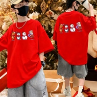 Merry Christmas T-shirt Baju Cotton Unisex 100% Cotton Kids Baju Tshirt Baju Perempuan Christmas T-s