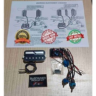 Pickup sustainer with pickup neck