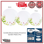 (Loose) CORELLE Deluxe Provence Garden Plate (3 Size to choose) Dinner Plate/Luncheon Plate/B&amp;B Plate