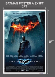 DARK KNIGHT TARPAULIN POSTER 2X3FT