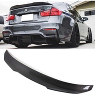 Carbon Fiber High-Kick P Style Duckbill Trunk Spoiler Compatible for 2013-2018 BMW F30 330i 335i 340