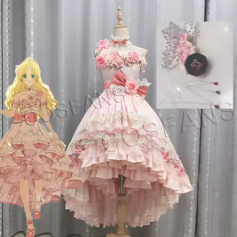 Amine Who Made Me A Princess Atanasia / Athy Cospaly Costume Beautiful Lolita Dress Sizes S-XXL New 