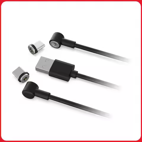 Magnetic Joystick Charging Line Two-in-One Multipurpose USB Type-C Game Handle Charger Line Plug and