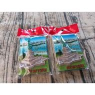 Tourist Souvenirs Around The World Three-Dimensional Magnets United States New York Hudson River Fre