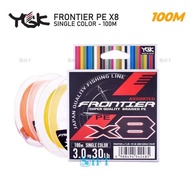 BEST Seller~ [BEST] YGK FRONTIER X8 PE String | Single Color | PE 0.6 s/d 8.0 IFT FISHING - PE 4