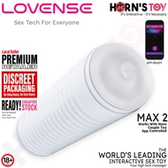 (SG) LOVENSE Max 2 Most Power Bluetooth Remote Sex For Men Couple Play Auto Masturbator Horns Toy