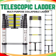 Telescoping Extension Ladder Aluminum Alloy Collapsible Ladder for Household 3.9M /12.8ft 2.7M
