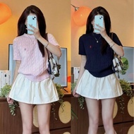 Women's THICK rope sweater with horse embroidery, beautiful quality, medium form_B1T26