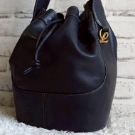 古董包 Loewe Balloon 水桶中古包 單肩包 皮革包 斜背復古二手包