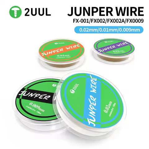 2UUL 0.01/0.02/0.009mm 100m Ultra-fine Conductive Silver Flying Wire Mobile Phone Fingerprint PCB Pa