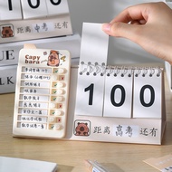 Capybara Self Discipline Tracker 365 Day Countdown Calendar Exam Study Plan Desktop Planner