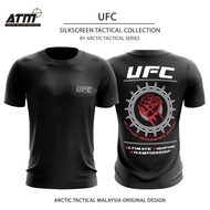 2024 ufc fashion new tactical design t shirt baju tactical inner jersey microfiber silkscreen