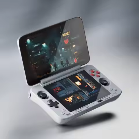 AYANEO POCKET DS G3X Gen2 Flip Dual-Screen Android Handheld Console with 7-inch OLED 165Hz High Refr