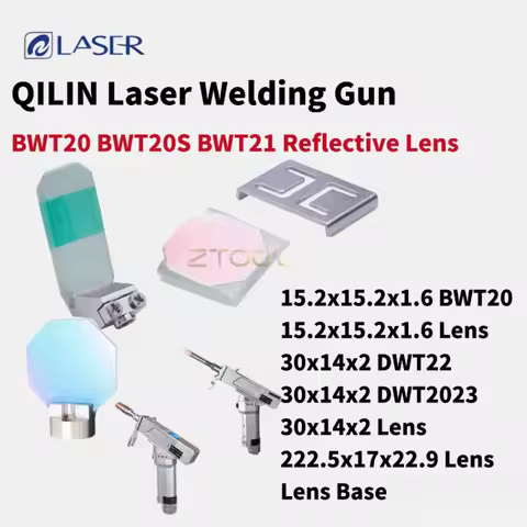 QILIN Laser Welding Gun Reflective Lens 22.5*17*2.9 DWT20 30*14*2 Reflector 15.2*15.2*1.55 BWT20 BWT