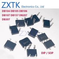 CHIP IC 10PCS Rectifier bridge stack chip IC DIP/SOP DB104 DB105 DB106 DB107S DB207S DB104S DB105S D