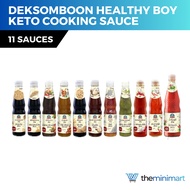 Deksomboon Healthy Boy Keto Cooking Sauce - Thin Soy Sauce/Black Sweet Soy Sauce/Sriracha Chili Sauce/Sweet Chili Sauce