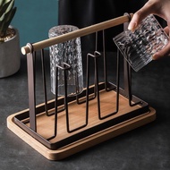 Light Luxury Cup Holder Drain Rack Household Living Room Cup Storage Rack Water Cup Rack Shelf Shelf