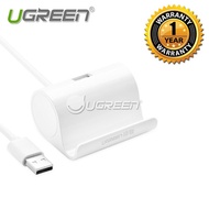 UGREEN 10815 1.5M USB2.0 Extension Cable With Cradle - White