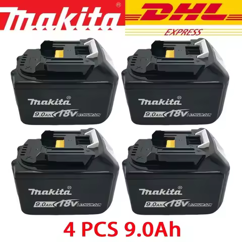 Makita 18v Battery 9.0 Ah With Rechargeable Lithium Ion for DDF487 BL1880 BL1860B LXT400 Power Tool 