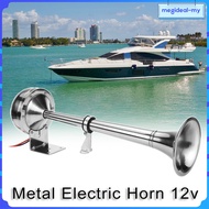 [MEGIDEALMY] 12v Marine Boat Horn Stainless Steel for Ship Lorry RV Premium Quality