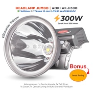 Senter kepala 500 Watt AOKI Asli AK-H500 Gratis Lensa Kuning | senter proyek | senter kepala jumbo 5