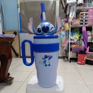 Very Cheap Stitch Blue Hot And Cold Storage Glass 304 Stainless Steel With Straw Size 800 Ml. 10.2*1
