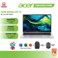 Acer Aspire Lite AL15-42P-R4FV 15.6″ FHD Silver (R7-7730U, 16GB D4, 512GB SSD, ATI, H&S, W11)
