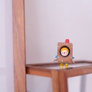 【棉花星球】復古玩具系列-紙箱裡的小人