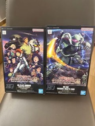 1/144 hg 機動戰士高達 德安之島 cucuruz doan’s island rx-78-2 gundam 高達+ cucuruz doan’s zaku 德安渣古 set