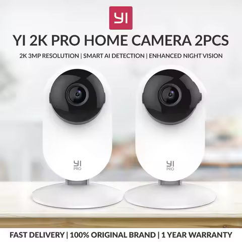 YI Pro Kits 2K Home Security Camera Wi-Fi IP Smart Surveillance System with Night Vision Baby Monito