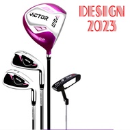DESIGN 2023 - Odd women's Golf clubs with all numbers 4 5 6 7 8 9 P S PUTT DRIVER