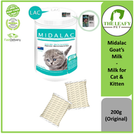 ( Original ) Midalac Goats Milk Powder Milk For Cat & Kitten - 200g