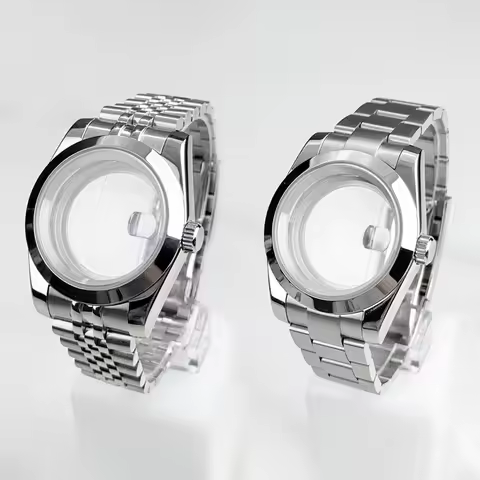 36mm/39mm NH35 36 Watch Case strap for Seiko Oyster Perpetual Datejust NH35 Movement 904L Case fit 2