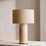 Designer Nordic Style Retro Limestone Silent Table Lamp Designer Creative Hotel Table Lamp American 