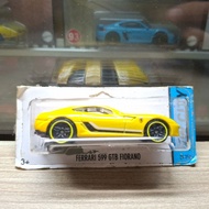 Hot Wheels Ferrari 599 GTB Fiorano Yellow - Loose