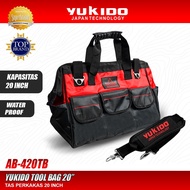 Yukido 20" Tool Bag Large Multifunctional Storage Tool Bag - AB420Tb